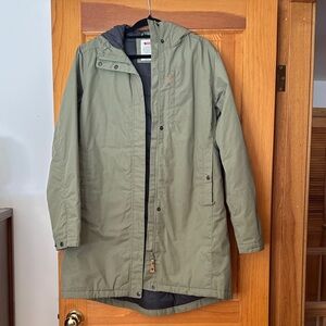 Fjallraven Olive Hooded Coat